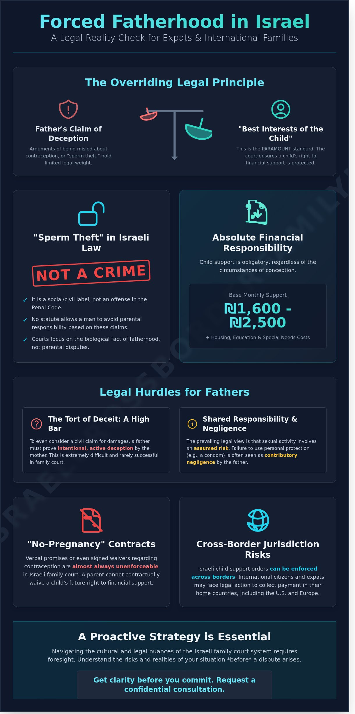 Understanding Sperm Theft Claims in Israel: A Guide for International Families
