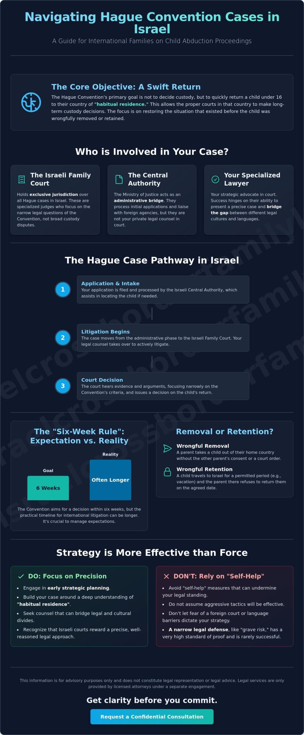 Finding the Right Lawyer for a Hague Convention Case in Israel: A Strategic Guide