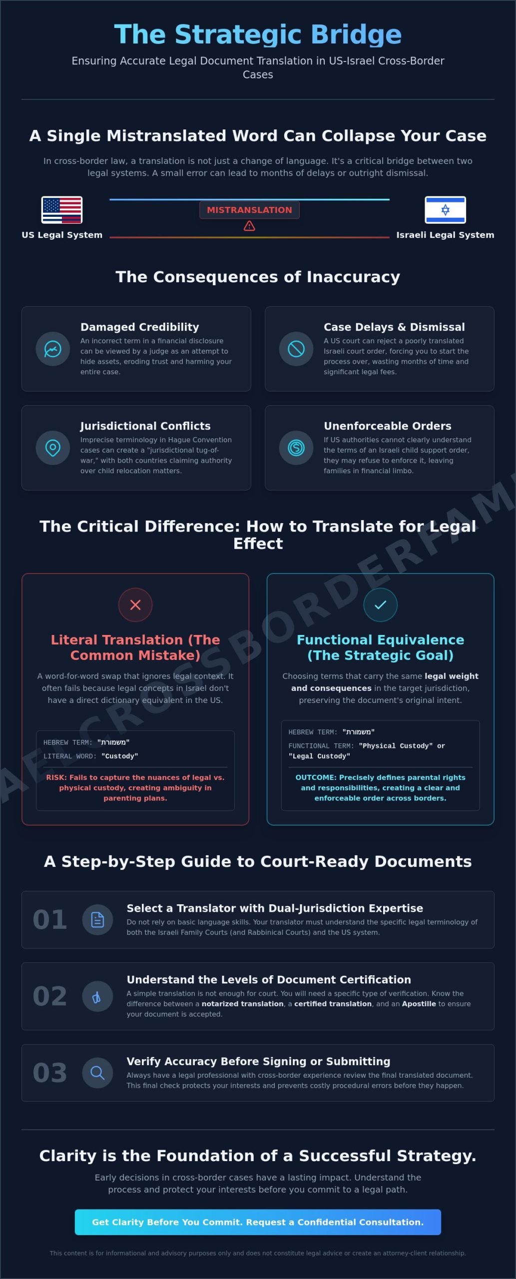 How to Ensure Accurate Legal Document Translations in Israel