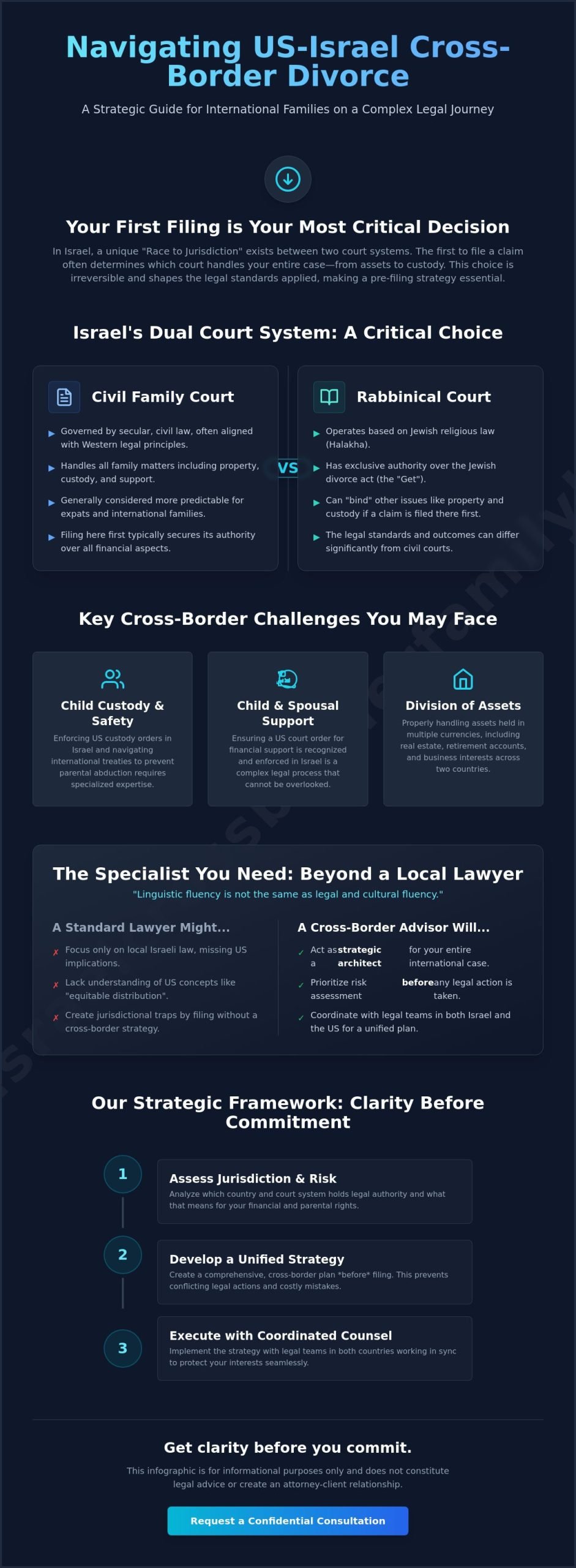 International Family Lawyer in Israel: Strategic Guidance for Cross-Border Families