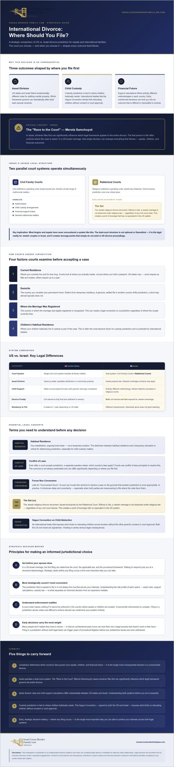 Where to File for International Divorce: A Legal Guide