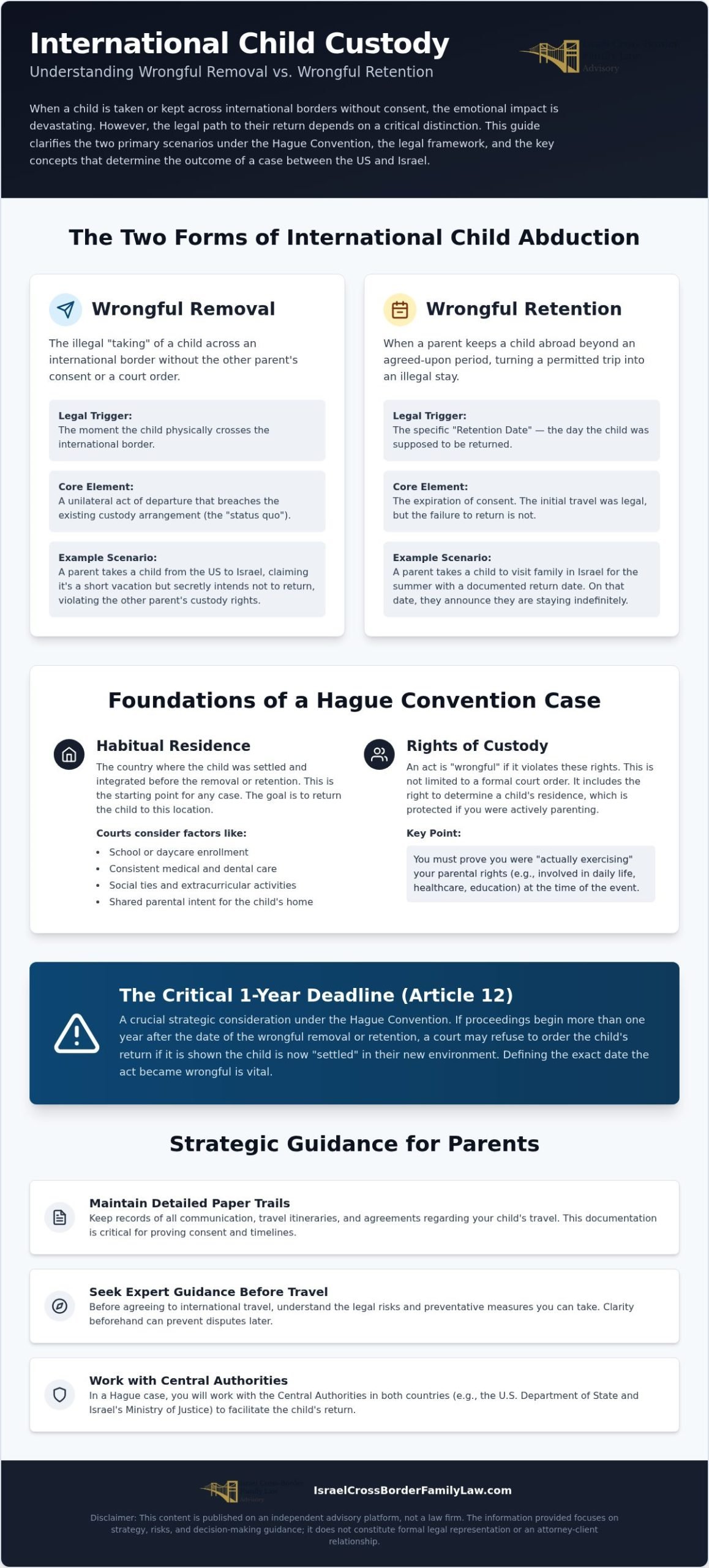 Wrongful Retention vs. Wrongful Removal: Legal Guide